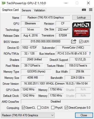迪兰rx470d酷能4g,迪兰rx4704g