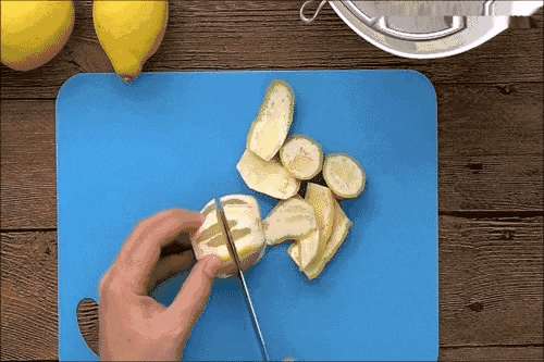 榨柠檬的正确做法,普通柠檬最简单的做法