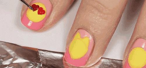 美甲款式推荐2024夏款手绘美甲,美甲款式手绘爆款美甲图显白