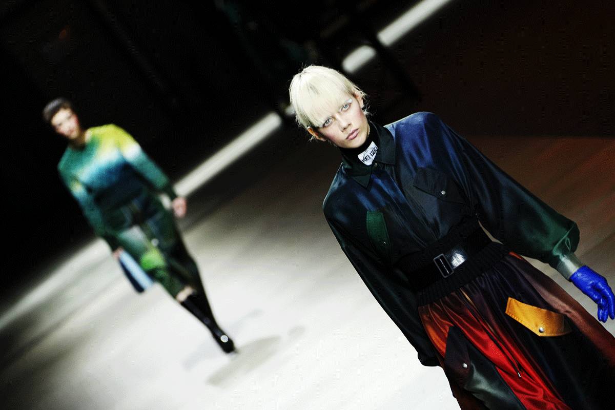 kenzo2018巴黎时装发布会,男女装品牌联动活动