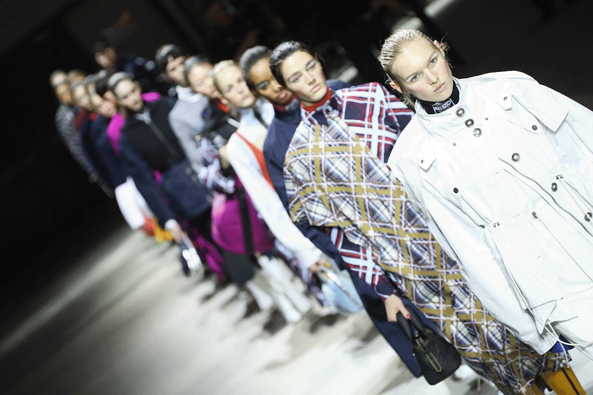 kenzo2018巴黎时装发布会,男女装品牌联动活动