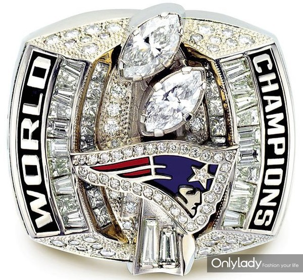超级碗布雷迪全部戒指,超级碗冠军戒指和nba戒指