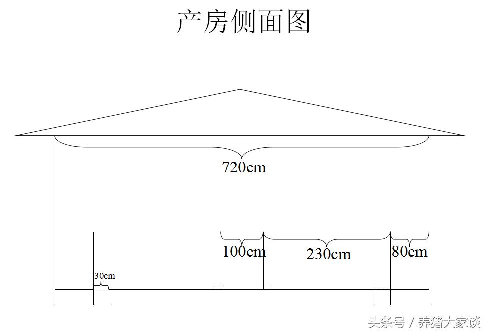 现代养猪的简易猪舍建造,自繁自养猪舍建设