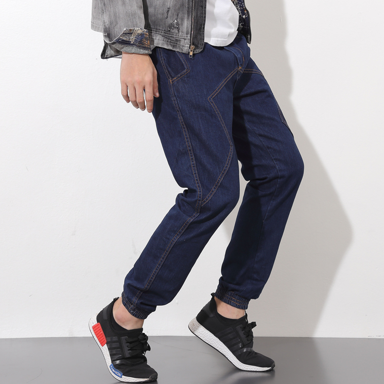 微胖的男生应该穿什么样子牛仔裤,矮个子男生合适穿垂坠感牛仔裤