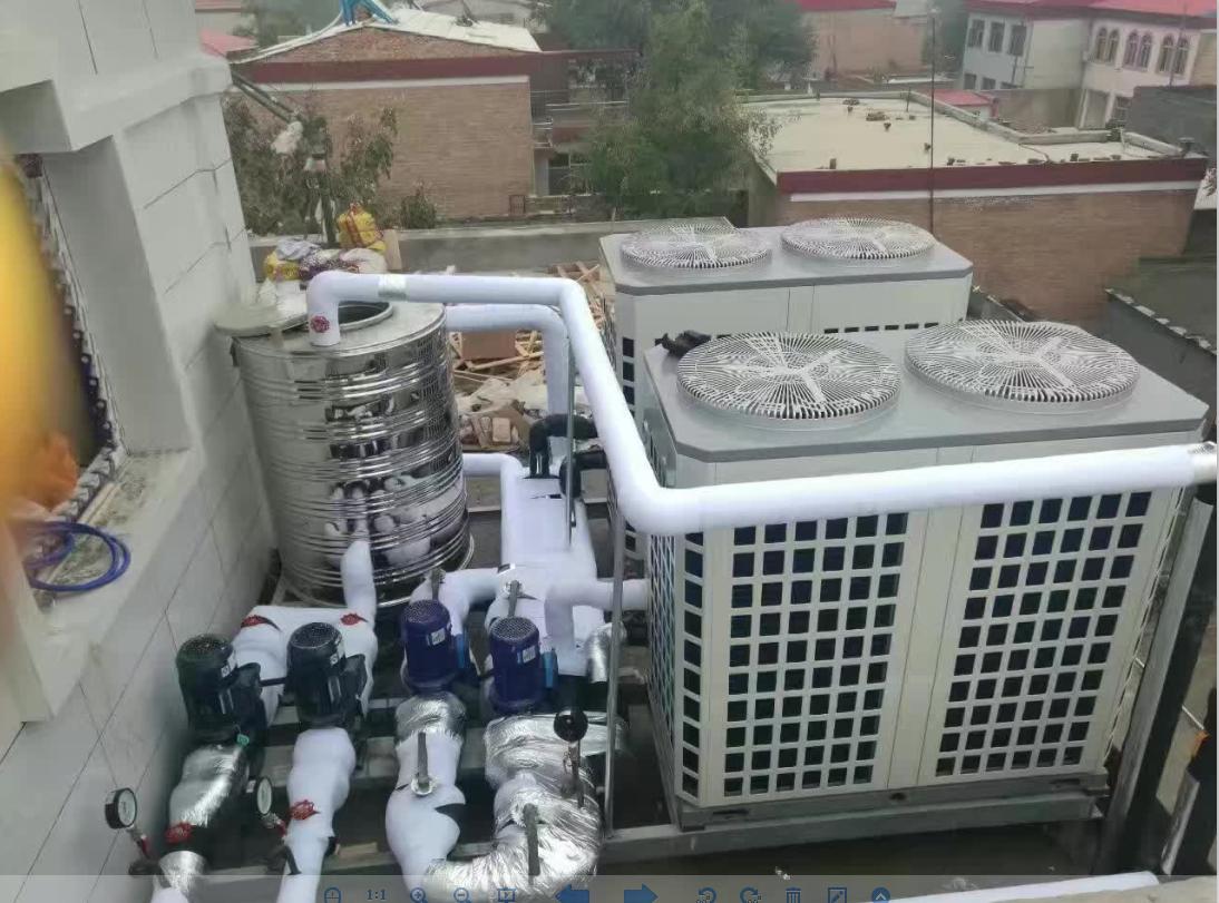 空气能热泵商用系统,15000平方米供暖空气能热泵价格