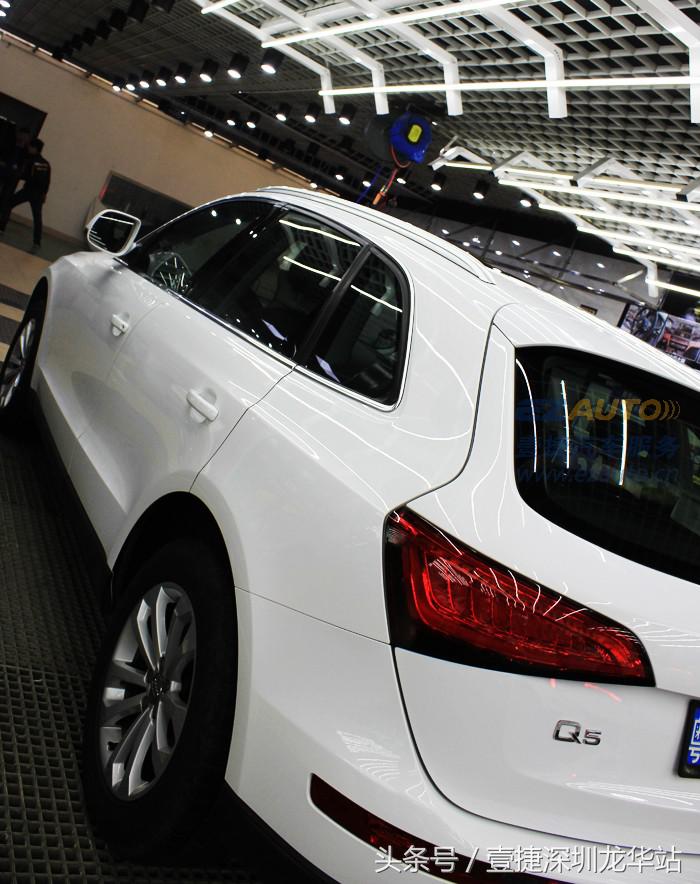 奥迪q5镀晶前后对比图,奥迪q5l镀晶是什么意思