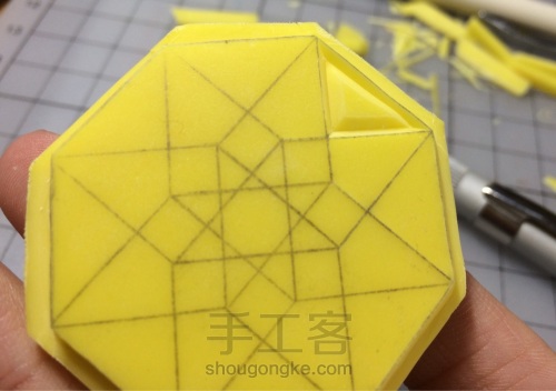 「橡皮章」线条练习作！刻一个帅气的线条章！