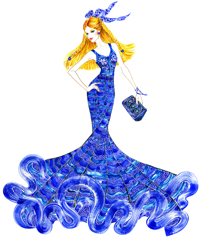 服装设计专用壁纸,服装设计效果图录屏