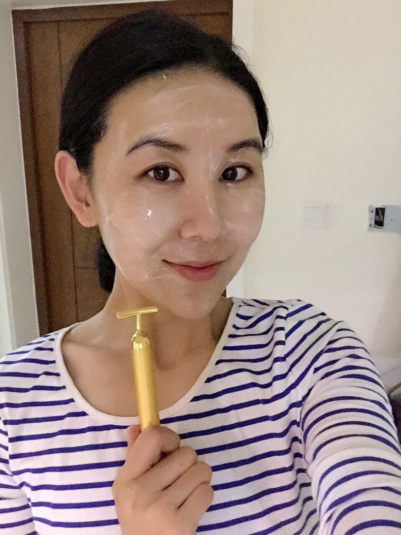 双下巴瘦脸神器滚轮式美容仪,瘦脸美容仪推荐