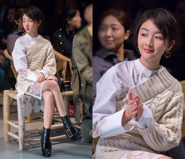 burberry看周冬雨视频,burberry黄色衣衫