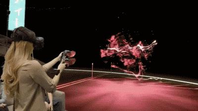 被vr吓到尖叫颤抖,开枪vr游戏