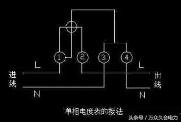 dds211型电子式单相电能表接线,dds787型单相式电子表如何接线