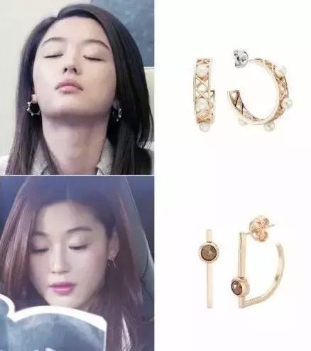 宋慧乔秀贤同款耳环,宋慧乔同款手镯