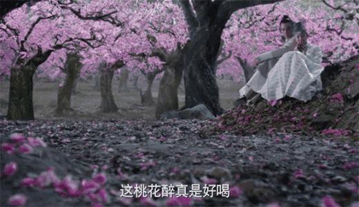 一口鲜澈的桃花醉，仿佛春色就在唇边