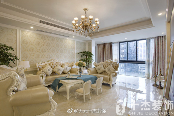 10万美式家装效果图,姜堰十杰装饰