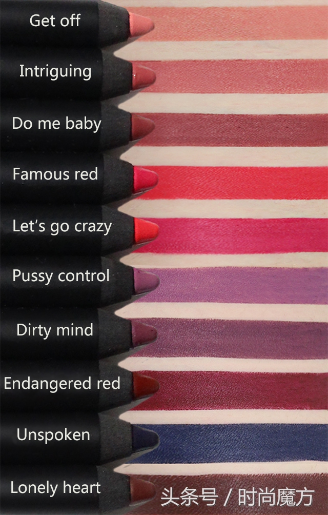 nars雾感哑光口红,nars唇膏笔必买色号