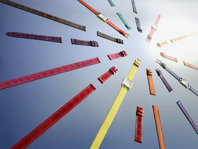 积家腕表鳄鱼皮真皮表带,鳄鱼皮手表表带哪种好看