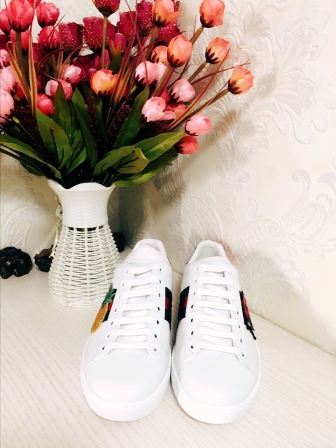 gucci经典小白鞋,gucci小白鞋经典