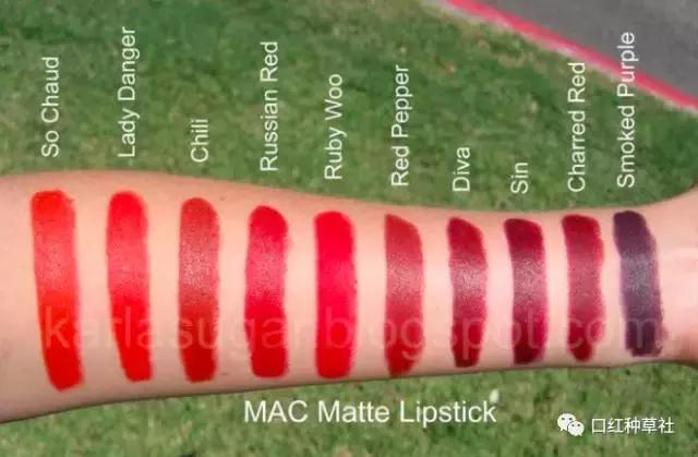 mac子弹头口红ladybug色号,mac子弹头口红chili图片