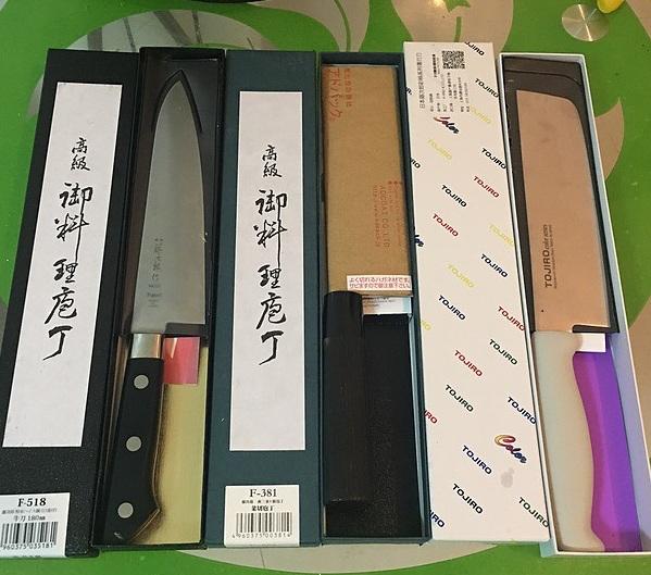 来自藤次郎厨刀*党**使用测评：F-581、F-381和F-131