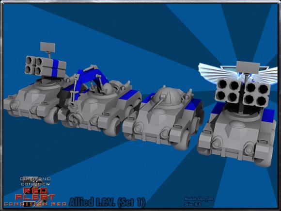 红警3d建模兵种,红警3盟军第二建造序列