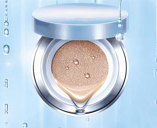简简单单自带美颜磨皮效果的气垫,气垫底妆定妆二合一