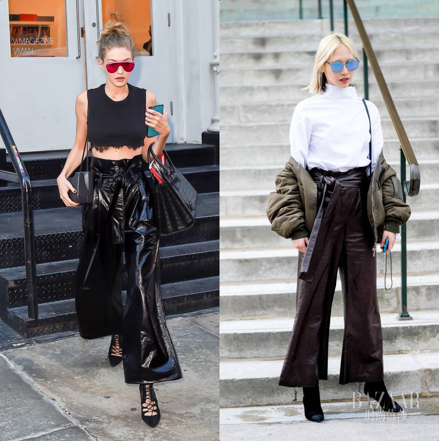 穿上这条束腰纸袋裤，手机里的P腿软件我全都能够卸载咯！