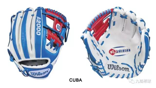 9个国家9个配色WILSON维尔胜推WBC经典赛主题款手套