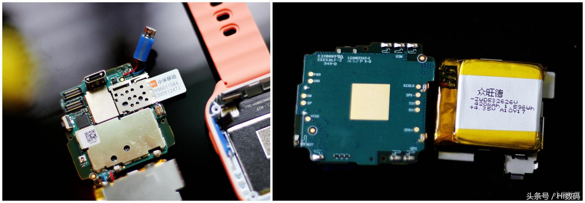 小米儿童手表前十名测评,小米小寻儿童电话手表拆机