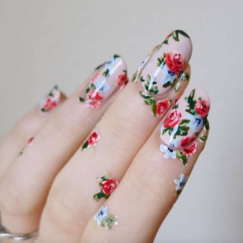 好看又好做的美甲diy教学,美甲小技巧学会在家就能做哦