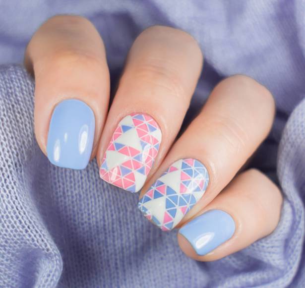 好看又好做的美甲diy教学,美甲小技巧学会在家就能做哦