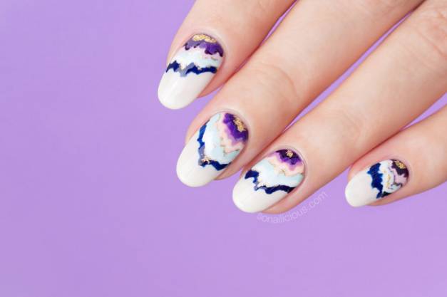 好看又好做的美甲diy教学,美甲小技巧学会在家就能做哦