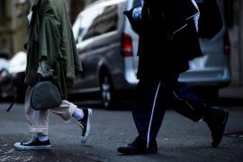 十月下旬伦敦穿衣街拍,秋冬穿搭男潮街拍