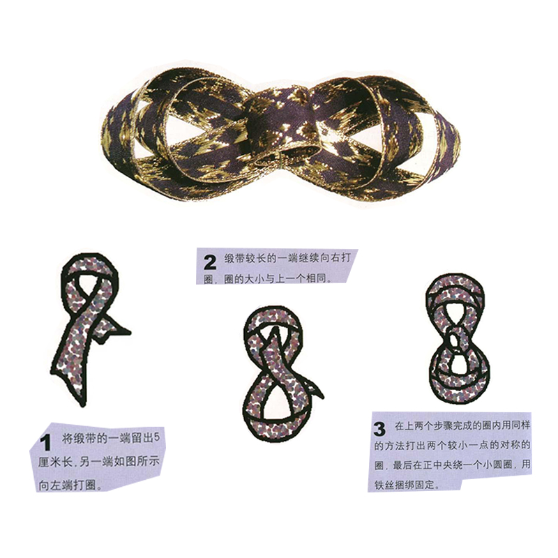 一些好用的礼品包装丝带系法,礼品盒包装丝带系法图解