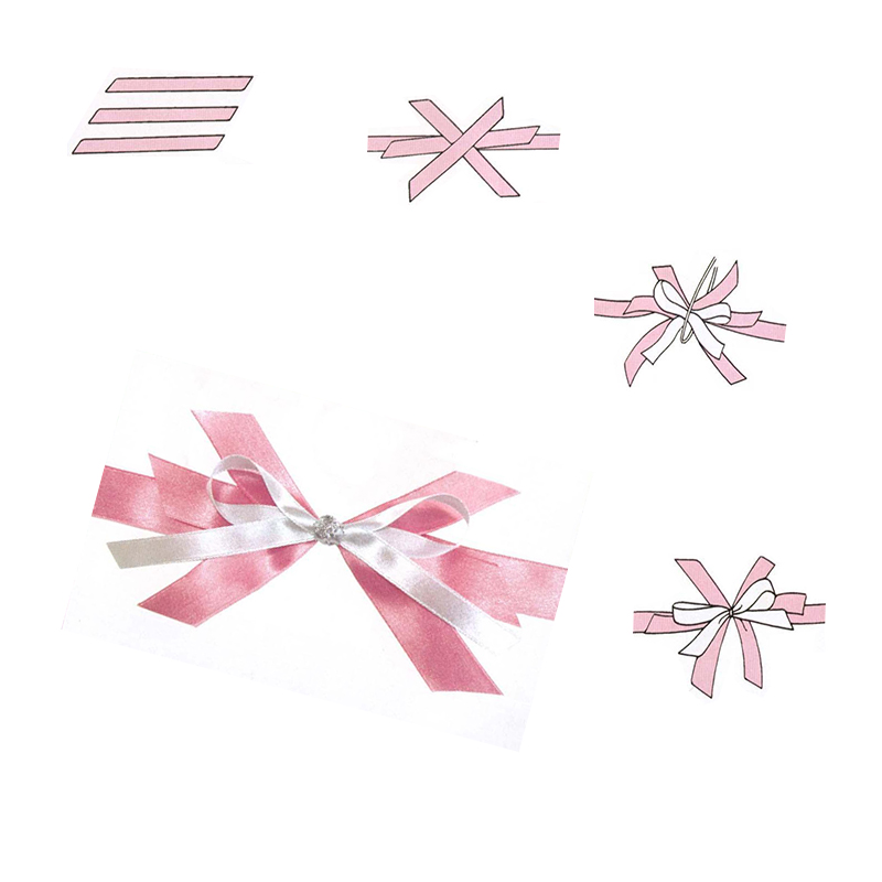 一些好用的礼品包装丝带系法,礼品盒包装丝带系法图解