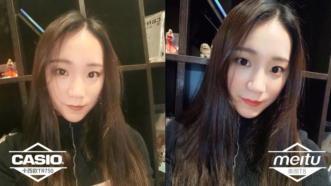 卡西欧自拍神器tr750和tr1200,卡西欧tr750和美图v7