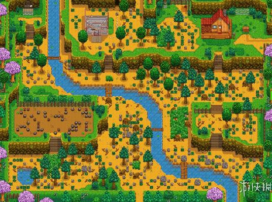 星露谷物语农场废墟有什么用,星露谷物语四角农场如何布局