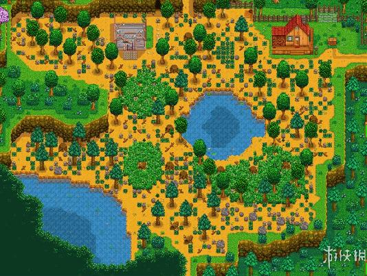 星露谷物语农场废墟有什么用,星露谷物语四角农场如何布局