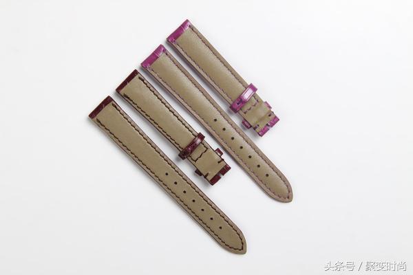 真正的鳄鱼皮表带,暗扣式鳄鱼皮表带