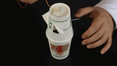 儿童手工鱼灯笼制作方法纸杯,小朋友用纸杯制作灯笼的图片