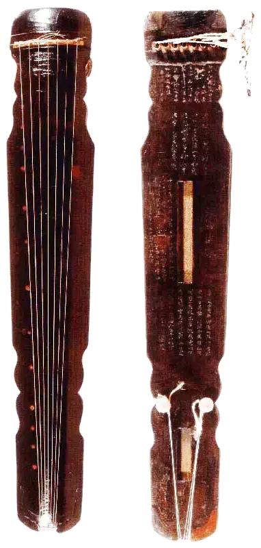 历代古琴的基础知识,中国古琴辨识图