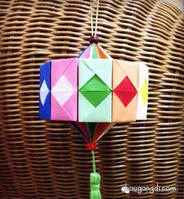 手工灯笼能点火的灯笼,灯笼手工简单又漂亮彩色灯笼