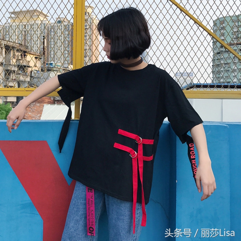 原宿风我们国人穿出了干净的味道