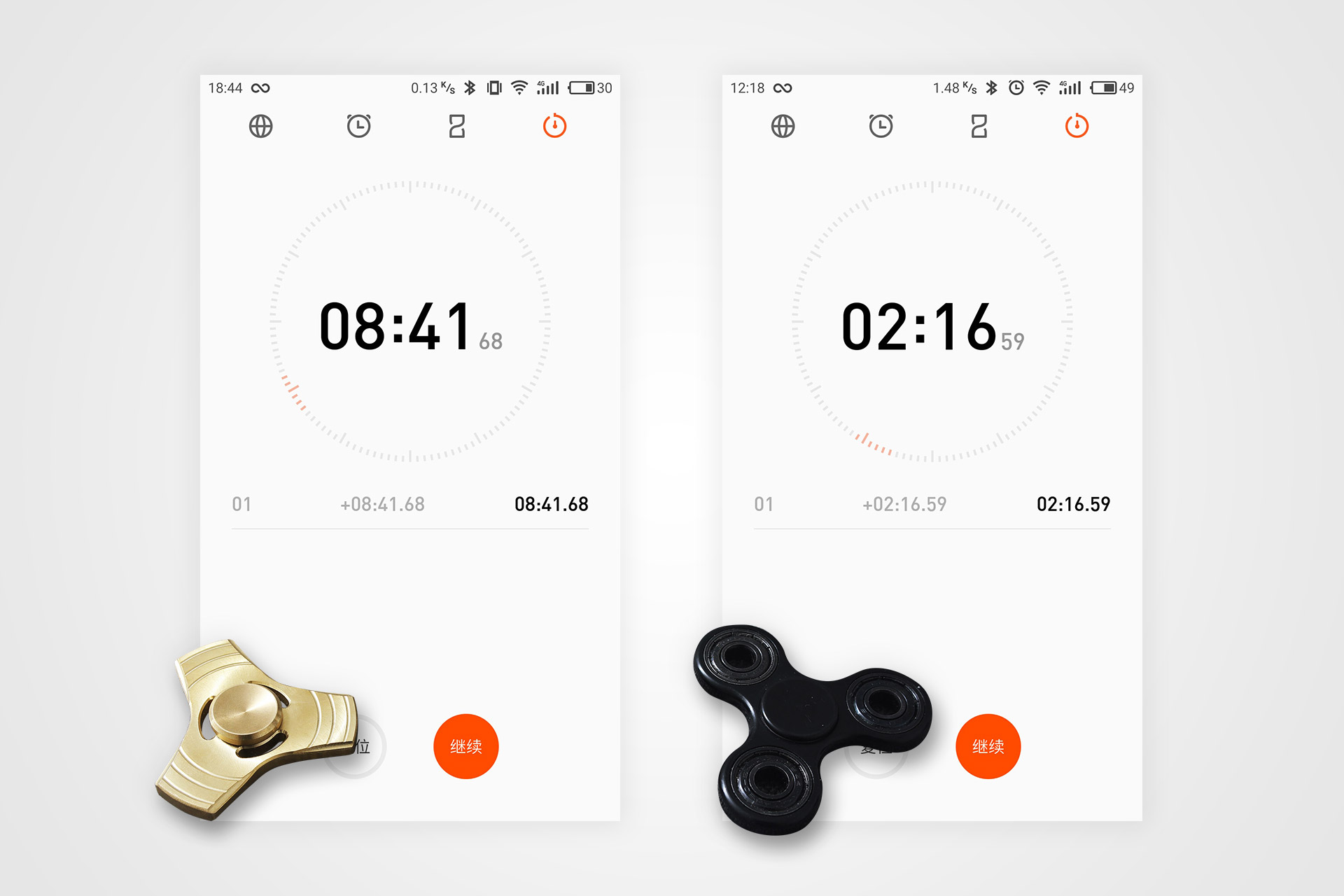 多关节可动指尖陀螺,纯铜双叶指尖陀螺