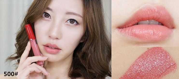 阿玛尼红管唇釉500和501,阿玛尼500红管唇釉真假