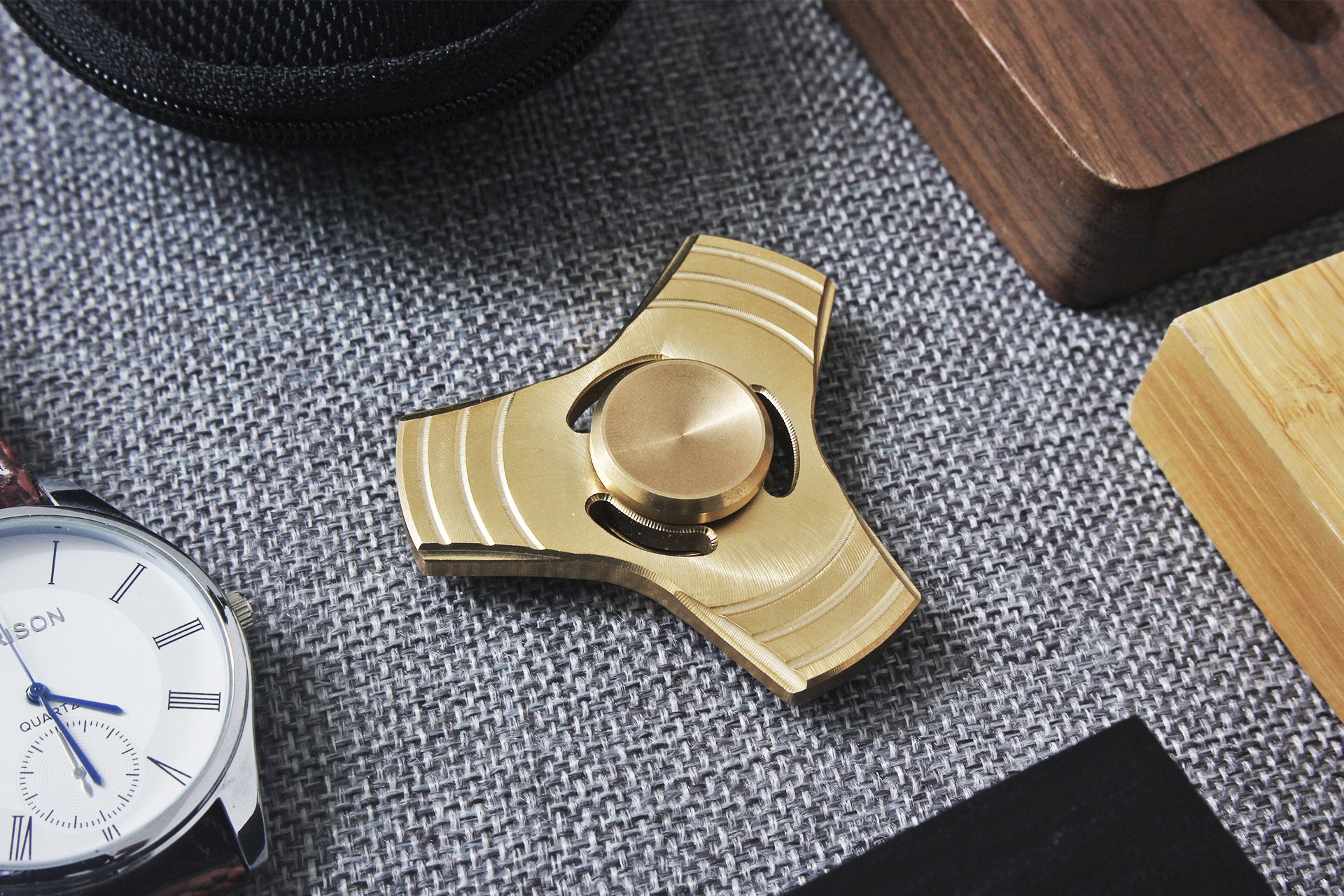 多关节可动指尖陀螺,纯铜双叶指尖陀螺