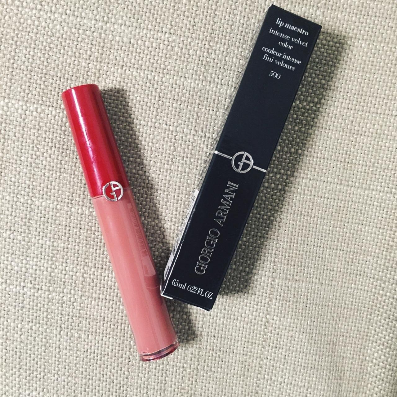 阿玛尼红管唇釉500和501,阿玛尼500红管唇釉真假