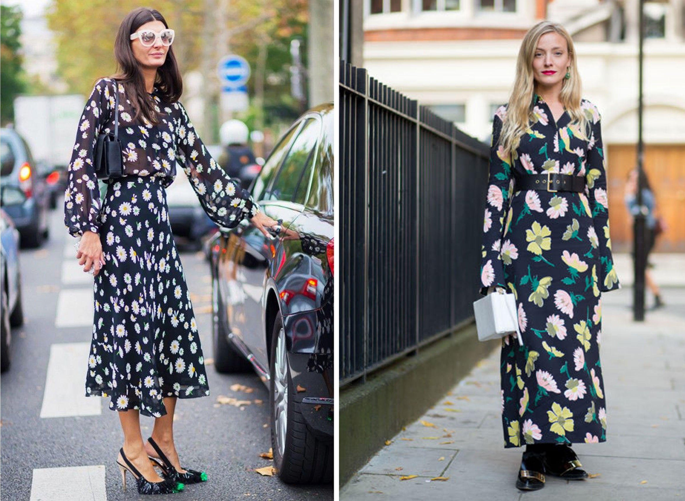 夏天的碎花裙怎么穿才好看,穿搭一件小碎花连衣裙