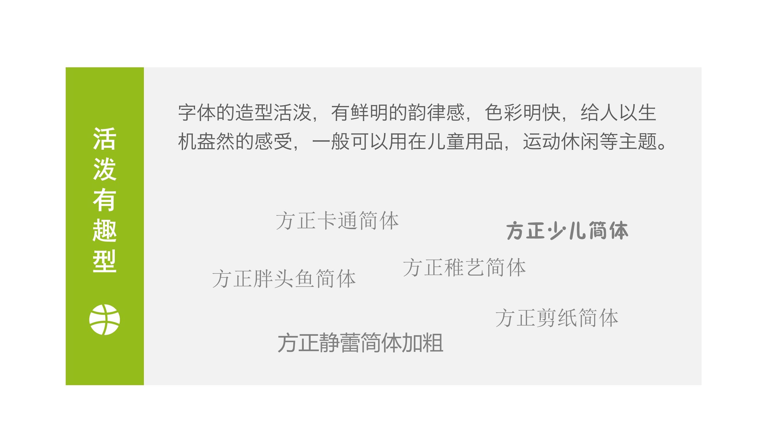 头条问答：PPT中的字体该怎么选，各有哪些适用场合？