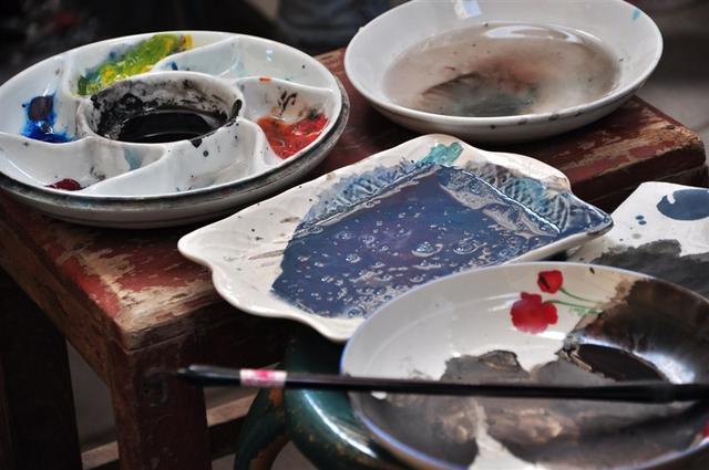 曾刚彩墨山水画丛树的画法教程,曾刚彩墨山水画房子的画法视频